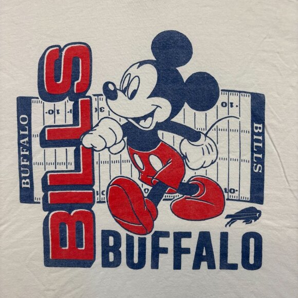 Disney x NFL AFC East Buffalo Bills Oversized T-Shirt Size XXL - Picture 2 of 4